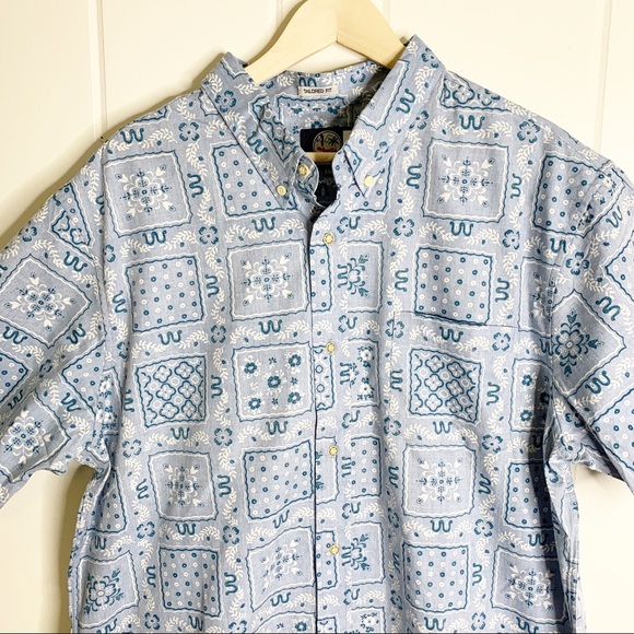 Reyn Spooner Denim Lahaina Button Up Shirt - Picture 3 of 6